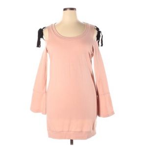 Open Shoulder Sweater Dress